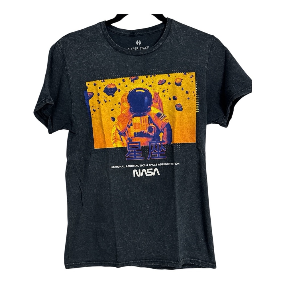 Kids NASA Graphic Tee - Black